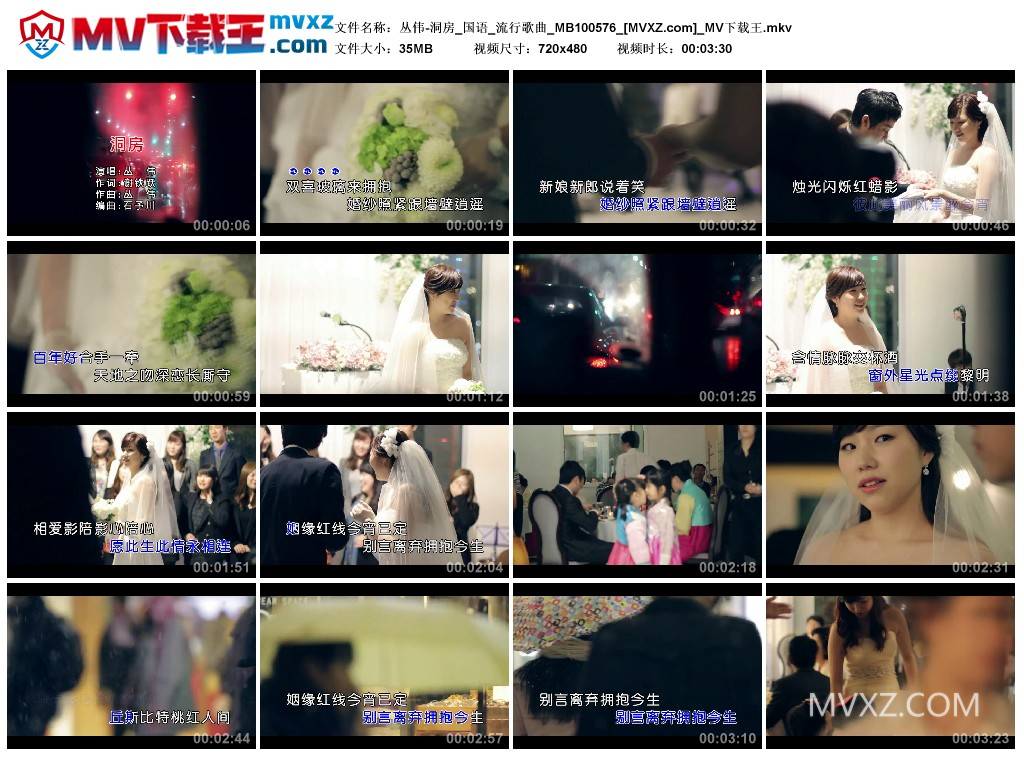 丛伟-洞房_国语_流行歌曲_MB100576